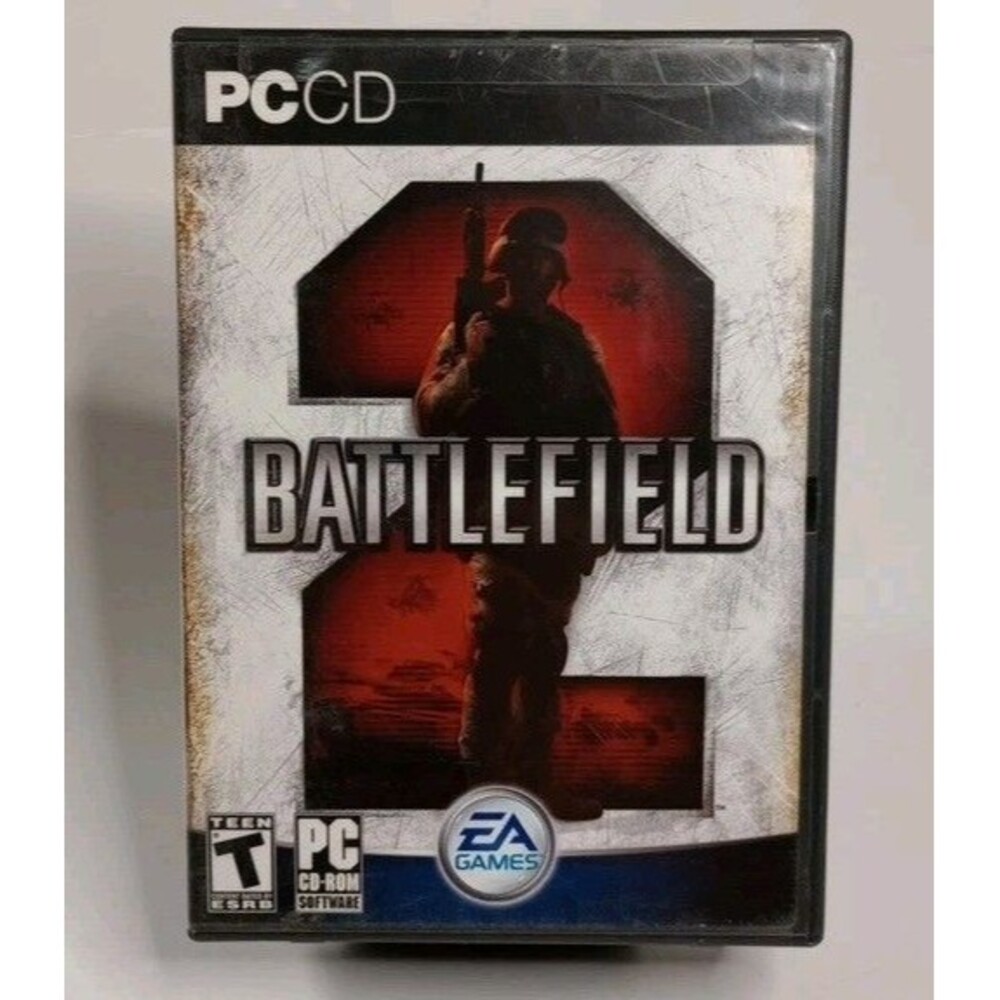 Battlefield 2 (PC, 2005) EA Games Shooter CIB Complete VG 3 Disc Set W/Manual